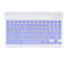 Picture of 10-Inch Mini Ultra-Slim Bluetooth Keyboard Portable Wireless Keyboard Rechargeable for Apple iPad iPhone Samsung Tablet Phone Smartphone iOS Android Windows (Purple)