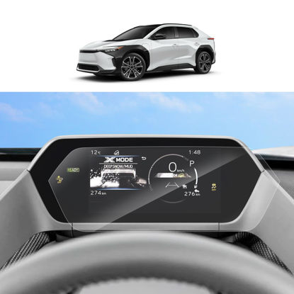 Picture of SKTU Screen Protector for 2023 2024 Toyota bZ4X / Subaru Solterra Digital Gauge Cluster Screen Toyota bZ4X 2024 Accessories HD Clear