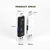 Picture of 5 in 1 Multifunction Card Reader Compatible with Motorola One 5G/Edge/Edge+/Razr 2020/Z Flip/Z Play/Moto has USB Type-C/MicroUSB/Tf/USB 2.0/ SD Card Reader (Black)