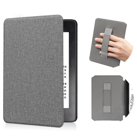 Picture of Case for 7 Inch Kindl-e Paperwhite 12th Gen 2024 and Kindle Colorsoft Signature Edition Cover,NOUKAJU Case for Kindl-e Paperwhite 2024 (12th Gen) 7 inch,Auto Sleep Wake,Hand Strap Feature(Gray)