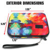 Picture of USA GEAR Travel Electronics Organizer - 6.5 Inch Zipper Case with Hard Shell Case Exterior and Accessory Pocket - Fits Chargers, Accessories, Cable, Batteries, Hotspots, GPS and More - Geometric