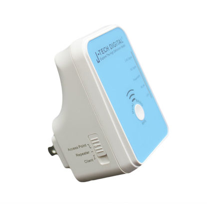 Picture of J-Tech Digital ® 300Mbps 2.4GHZ 5GHZ Dualband Wireless Range Extender WiFi Repeater Full coverage Router Wifi Repeater Supports Router, AP, Repeater and Backward Compatible with 802.11b/g