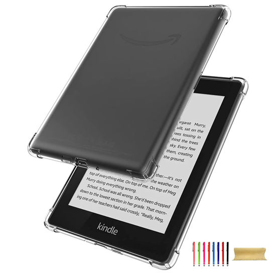 Picture of Clear Case for 7" Kindle Paperwhite 12th Generation 2024/ Kindle Colorsoft Case,Ultra Slim Anti-Yellow Soft TPU Flexible Transparent Bumper Back Cover for Amazon Kindle Paperwhite 2024 E-Reader,Clear