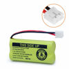 Picture of BAOBIAN BT18433/BT28433 BT184342/BT284342 BT1011 BT1018 BT1022 BT-6010 BT8000 BT8001 BT8300 CPH-515D CPH515D Cordless Phone Battery DS6301 CL80109 CS6209 TL90078 2.4V 550mAh NiMH Rechargeable (6 Pack)