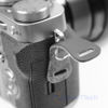 Picture of Foto&Tech Leather Protector Cover Pad and Lug Ring Camera Strap Triangle Split Hook Compatible with Fujifilm Lecia Nikon Canon Sony Olympus Pentax Panasonic SLR RF Mirrorless Camera (Black, 1 Pair)
