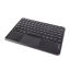 Picture of Wireless Keyboard, Bluetooth Keyboard with Touchpad for iPad, Ultra-Thin Rechargeable Keyboard with Easy Media Control for PC, Windows, Mac, Android, iOS, Laptop, Tablet-Black