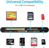 Picture of Acuvar 7 in 1 Multi Memory Card Reader USB C USB3.0 Multi Card Reader for SD TF CF XD MS,SD Card Reader Adapter for for iPhone/iPad/MacBook/Samsung/PC Plug and Play