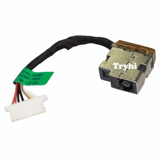 Picture of Laptop DC in Power Jack Cable for HP 14-dq0000 14-dq0001dx 14-dq0002dx 14-dq0003dx 14-dq0004dx 14-dq0005cl 14-dq0005tg 14-dq0010ds 14-dq0010nr 14-dq0011ds Charging Port Socket Connector Harness