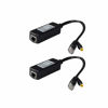 Picture of PoE Splitter Adapter Ethernet Adapter 48V to 12V, in line with 10 / 100Mbps PoE IEEE 802.3af Separator Having 12V Output for Surveillance Camera(Pack of 2)