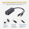 Picture of PoE Splitter Adapter Ethernet Adapter 48V to 12V, in line with 10 / 100Mbps PoE IEEE 802.3af Separator Having 12V Output for Surveillance Camera(Pack of 2)