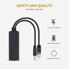 Picture of PoE Splitter Adapter Ethernet Adapter 48V to 12V, in line with 10 / 100Mbps PoE IEEE 802.3af Separator Having 12V Output for Surveillance Camera(Pack of 2)