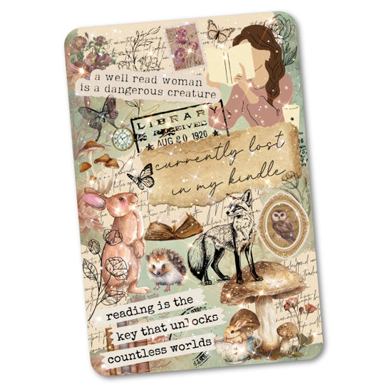 Picture of Clear Back Cover Insert for Kindle | Kindle Insert for Clear Case | Booktok Bookish Kindle Decor | Kindle Case Sticker Insert | Book Gifts for Women (Kindle Paperwhite 11th Generation)