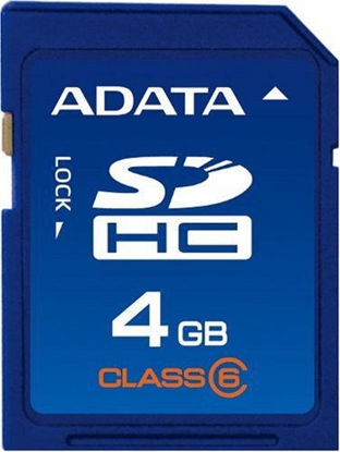 Picture of A-DATA Class 6 SDHC Flash Memory Card