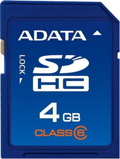 Picture of A-DATA Class 6 SDHC Flash Memory Card