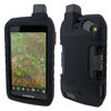 Picture of Wearable4U Silicone Protective Case for Garmin Montana 700/700i/750/750i Silicone Protective Cover (Black) - Rugged Handheld GPS Navigator Accessories