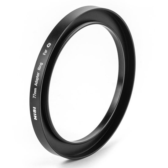 Picture of NiSi Cinema C5 System 77mm Adapter | Clamp-On C5 Matte Box to 77mm Thread Cameras | No Vignetting, Durable Aluminum Construction | Cinematography and Videography