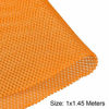 Picture of uxcell Orange Speaker Mesh Grill Stereo Fabric Dustproof 1x1.45M 40 x 57 inch
