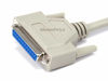 Picture of Monoprice DB25 Molded Cable - 15 Feet - White | Male to Female