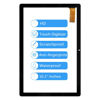 Picture of Screen for AOCWEI X700 Touch Screen Replacement 10.1" for AOCWEI X700 Front Glass Touch Panel Digitizer Repair Kit with Tools(Not LCD Display)