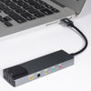 Picture of USB to RJ45 External Sound Card, 5.1 Channels+Fiber SPDIF Output, Supports AES/EBU, IEC60958, S/PDIF