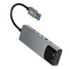 Picture of USB to RJ45 External Sound Card, 5.1 Channels+Fiber SPDIF Output, Supports AES/EBU, IEC60958, S/PDIF
