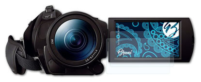 Picture of Bruni Screen Protector compatible with Sony FDR-AX700 Protector Film, crystal clear Protective Film (2X)