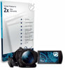 Picture of Bruni Screen Protector compatible with Sony FDR-AX700 Protector Film, crystal clear Protective Film (2X)