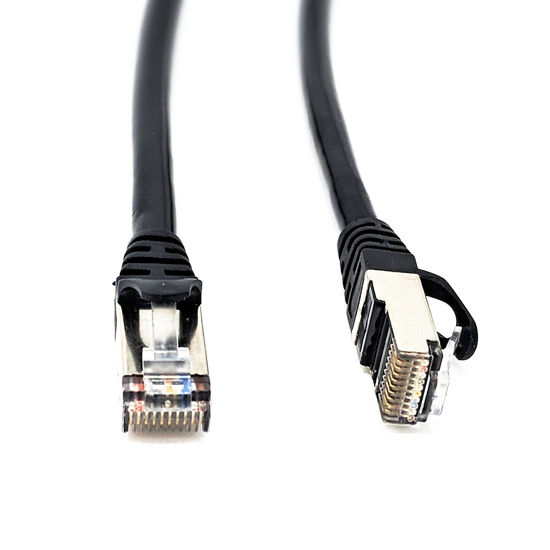 Picture of RiteAV RJ50 10p10c SFTP CAT5 Male to Male Cable with Shielded Connectors - Black - 5 Meter