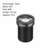 Picture of uxcell 2 Pcs CCTV Camera Lens 12mm Focal Length 5MP F2.0 1/3 Inch Wide Angle for CCD Camera