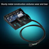 Picture of ASHATA USB2.0 Floppy Front Panel 3.5inch Floppy Bay 9 Pin to 4 Interface USB 2.0 HUB Front Panel Expansion