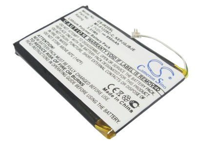Picture of Ejjinenbby Replacement Battery Compatible for iRiver Clix 2 2GB REI-iriverclix1 Clix Plus REI-iriverclix2 U20 Clix 2 8GB Clix 2 4GB (950mAh/3.7V), M1-F1228C-C KEPJGJGAC KEPJGJBJE Battery