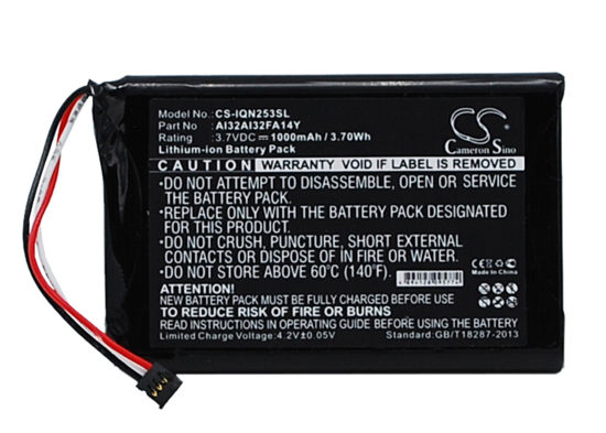 Picture of Replacement Battery for Garmin Nuvi 2589LMT Nuvi 2597LMT Nuvi 2539LM 010-01187-01 Nuvi 2539LMT Nuvi 2539LMT 5-inch Nuvi 2559LM Nuvi 2559LMT Nuvi 2559LMT 5-inch