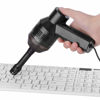 Picture of Vbestlife Keyboard Vacuum Cleaner, Mini Handheld USB Keyboard Vacuum Cleaner Keyboard Dust Cleaner with Nozzle and Sponge for Laptop Desktop PC Keyboard(Black)