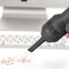 Picture of Vbestlife Keyboard Vacuum Cleaner, Mini Handheld USB Keyboard Vacuum Cleaner Keyboard Dust Cleaner with Nozzle and Sponge for Laptop Desktop PC Keyboard(Black)
