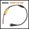 Picture of Hihaha 2pcs Car Camera Adapter 4 Pin to RCA Adapter M12 4-Pin Male to RCA AV Male with Trigger Wire Connector Wire Monitor Video Cable Durable Material