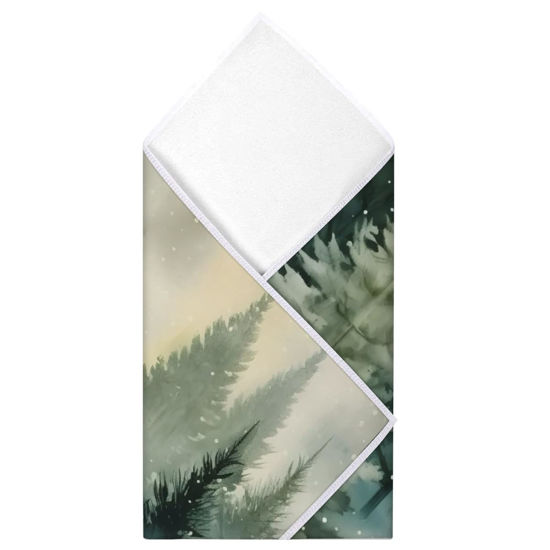 Picture of Shoblo Forest Pine Trees Protective Wrap 21.7"x21.7" Anti-scratch Lens Camera Wrap Self Adhesive Magic Cloth Lightweight Foldable Wrapper for DSLR Camera Lens Phone