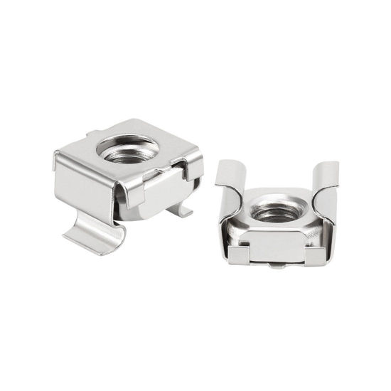 Picture of uxcell 55 Pack, M6 Cage Nut, 304 Stainless Steel for Server Shelf Cabinet