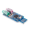 Picture of Frobea 4Pcs Free Driver USB Sound Card CM108 USB Sound Card Chip Blue