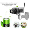 Picture of Outdoor Indoor Power Simulation Fake Dummy Camera Security CCTV LED Flashing Light Silver