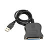 Picture of USB A 1.1 to DB25 Female Port Print Converter Cable LPT USB Adaptor LPT IEEE 1284 Parallel Cable LPT 25Pin to USB Cable