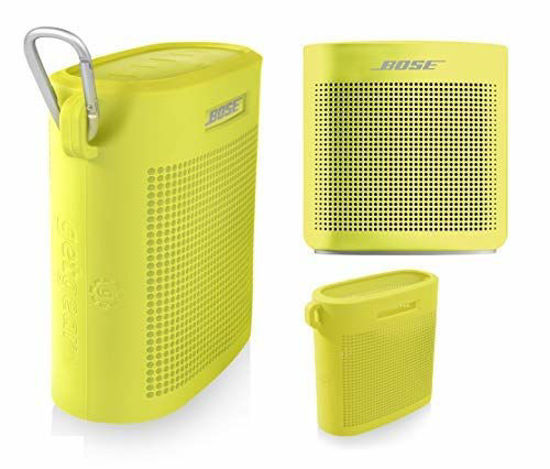 Picture of getgear Silicone Cover Sleeve for Bose SoundLink Color Bluetooth Speaker II, Customized Design Skin Giving Full 6 Directions Protection, Best Matching in Shape and Color (Yellow)