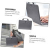 Picture of SECFOU 1 Set Computer Case Rolling Computer Bags Laptop Carry Tote Laptop Sleeve Case with Handle Notebook Carrying Case Laptop Briefcase Business Briefcase Laptop Bag for Women Grey