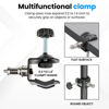 Picture of Impact Heavy-Duty Pole Clamp with Baby Pin & 1/4"-20 Screw - Ultimate Adjustable Mount for Lighting Stands, Studio Gear, and Camera Accessories - Secure and Versatile Clamp for Professional Use