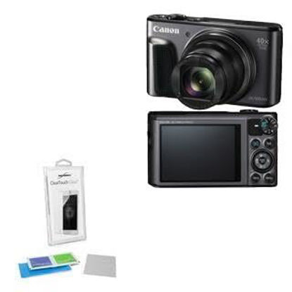 Picture of BoxWave Screen Protector Compatible with Canon PowerShot SX720 HS - ClearTouch Glass, 9H Tempered Glass Screen Protection for Canon PowerShot SX720 HS