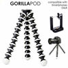 Picture of GIRIK Gorilla Tripod Fully Flexible Foldable Octopus Tripod Stand 13 inch for Mobile Phone with Holder for DSLR’s, Mobile Camera, Smartphone, Photography, Video, Recording, Youtuber (Black &White)