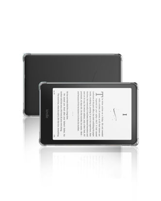 Picture of Clear Case for All-New Kindle Paperwhite 7 Inch 2024,Thin Slim Lightweight Scratch Proof,Durable Protection Silicone Rubber TPU Cover (Clear).