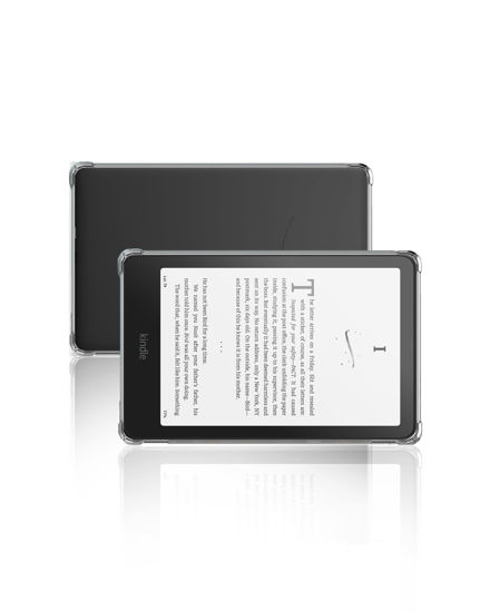 Picture of Clear Case for All-New Kindle Paperwhite 7 Inch 2024,Thin Slim Lightweight Scratch Proof,Durable Protection Silicone Rubber TPU Cover (Clear).