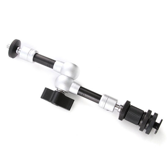 Picture of Fotga 7" Adjustable Friction Articulating Magic Arm for DSLR LCD Monitor LED Light (Silver&Black, 7")