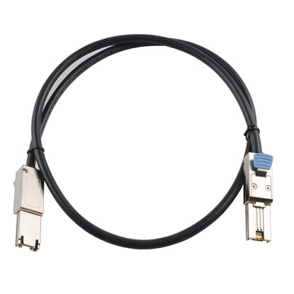Picture of External Mini SAS 26pin SFF-8088 Male to Mini SAS 26 SFF-8088 Male Cable 1M