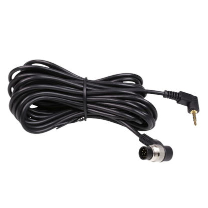Picture of Foto&Tech 2.5mm-N1 10-PIN Remote Control Shutter Release Cable Cord for Miops Trigger Compatible w/Nikon D850 D5 D500 D4s D4 D3 D810A D810 D800 D800E D2 D2H D2X D2Xs D300 D1 D300s D700 (15ft Cable)
